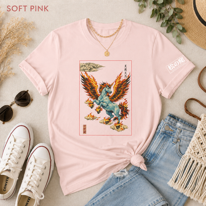 Mythical Pegasus Illustration Tee