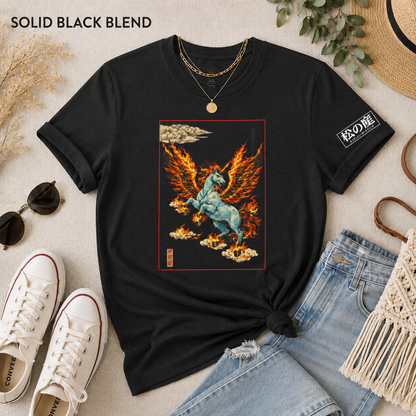 Mythical Pegasus Illustration Tee