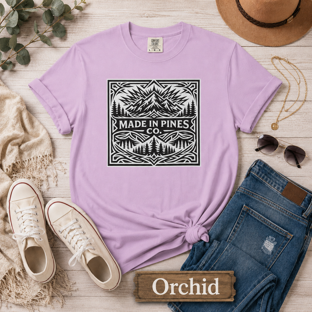 Made in the Pines Co Tribal Badge T-shirt