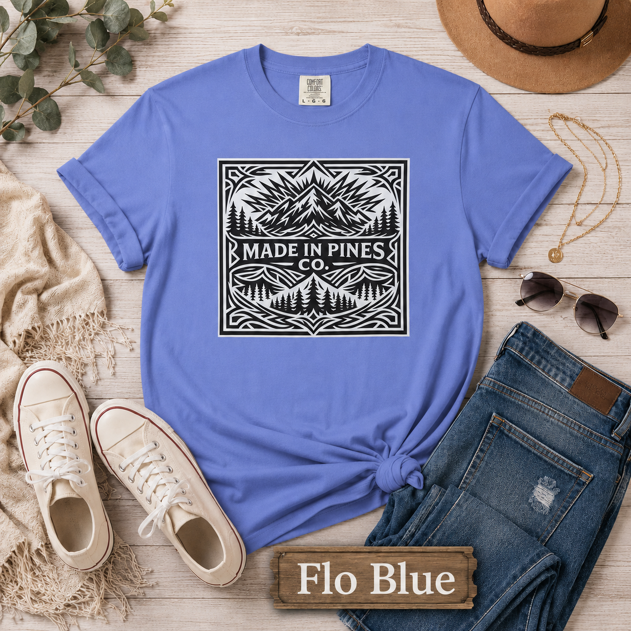Made in the Pines Co Tribal Badge T-shirt