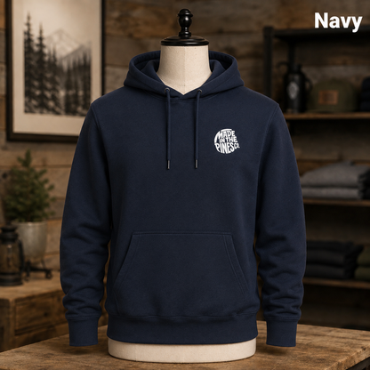Waterfall Hike Hoodie — Nature Lover Forest Graphic Hoodie