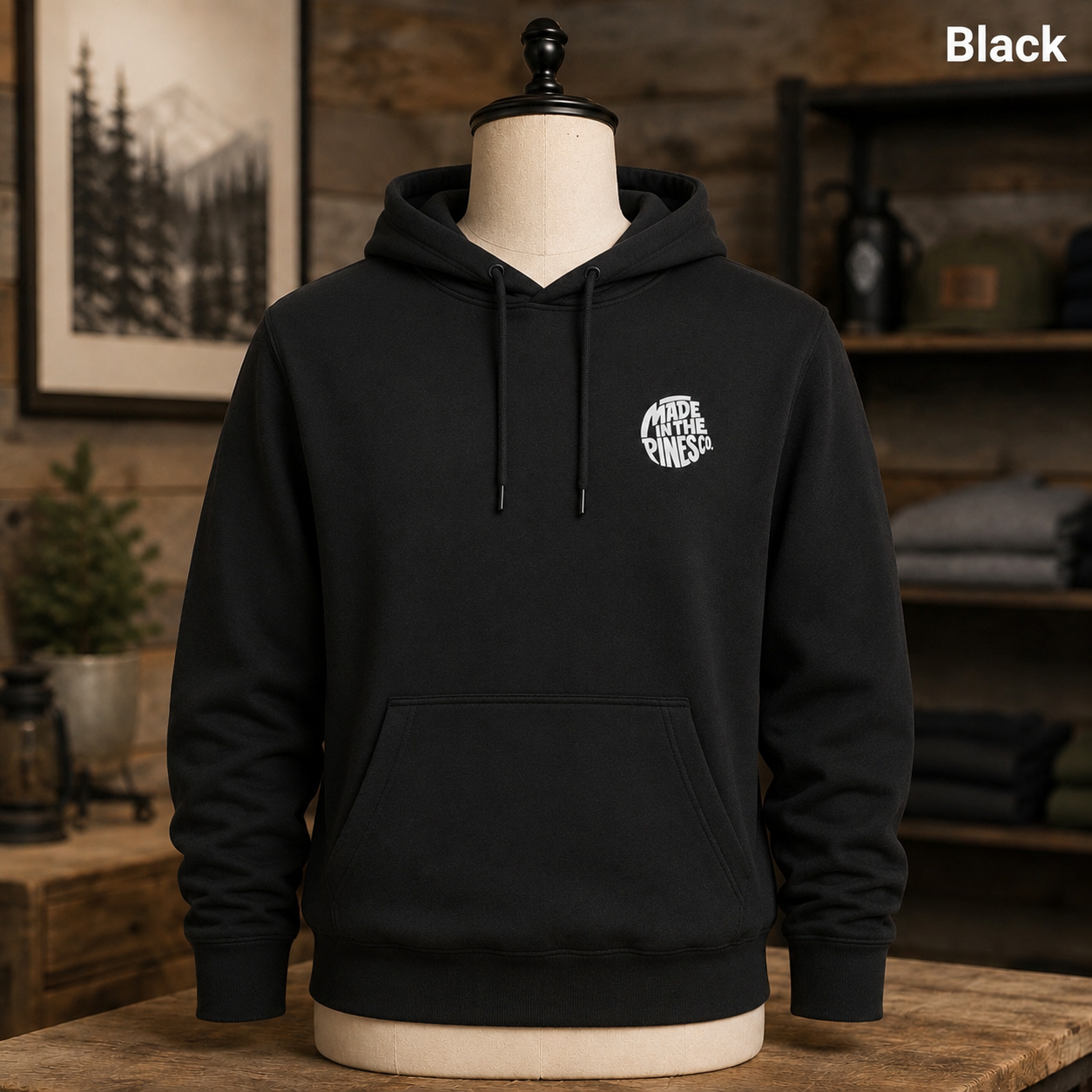 Waterfall Hike Hoodie — Nature Lover Forest Graphic Hoodie