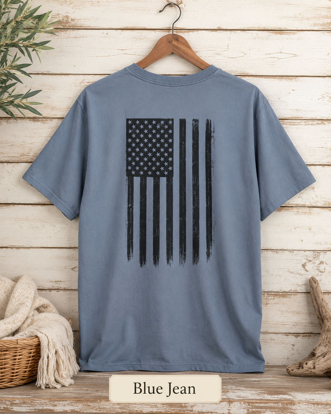 1776 Distressed American Flag Vintage Patriotic T-Shirt