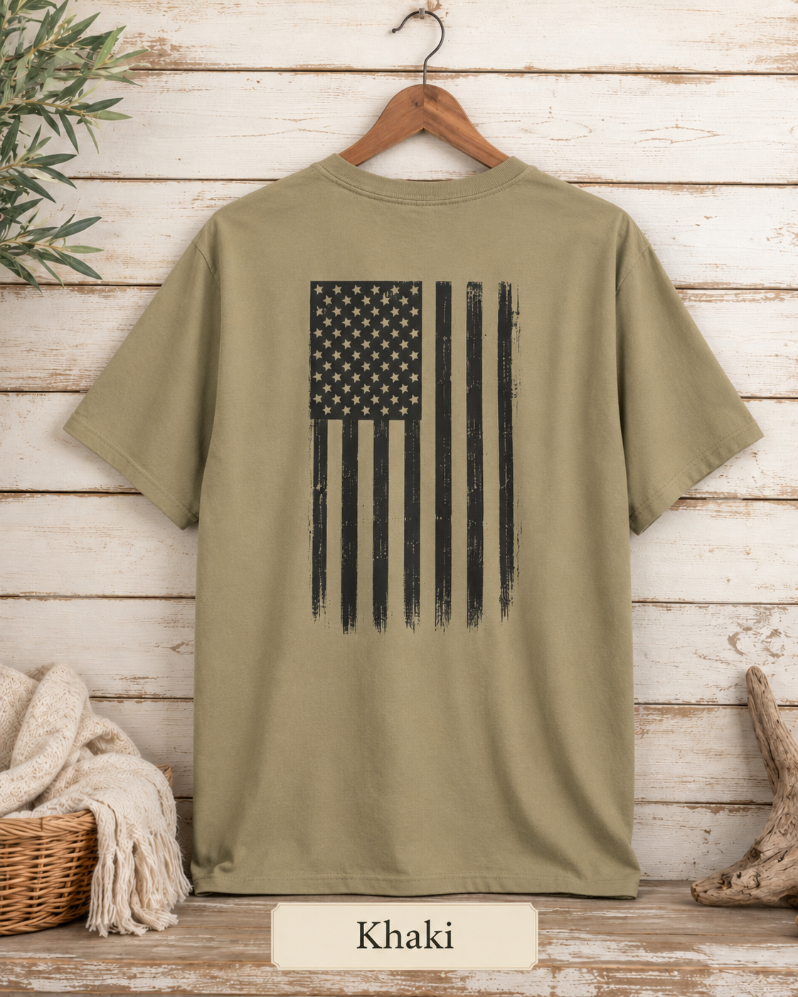 1776 Distressed American Flag Vintage Patriotic T-Shirt