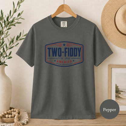 Two-Fiddy America Vintage Patriotic T-Shirt