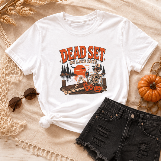 Set on Lake Days Halloween T-Shirt — Summerween Tee