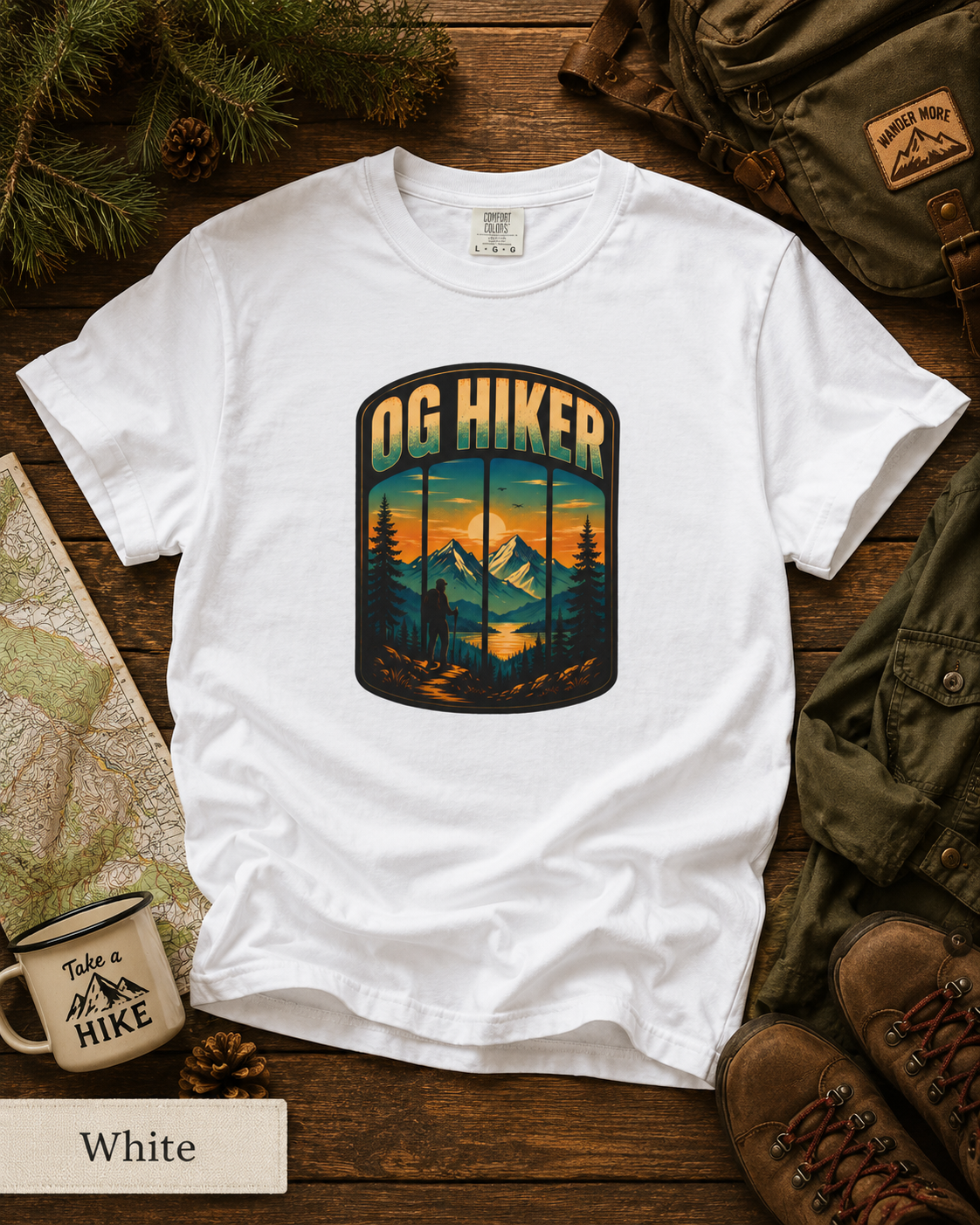 OG Hiker T-Shirt — Vintage Outdoor Trail Tee