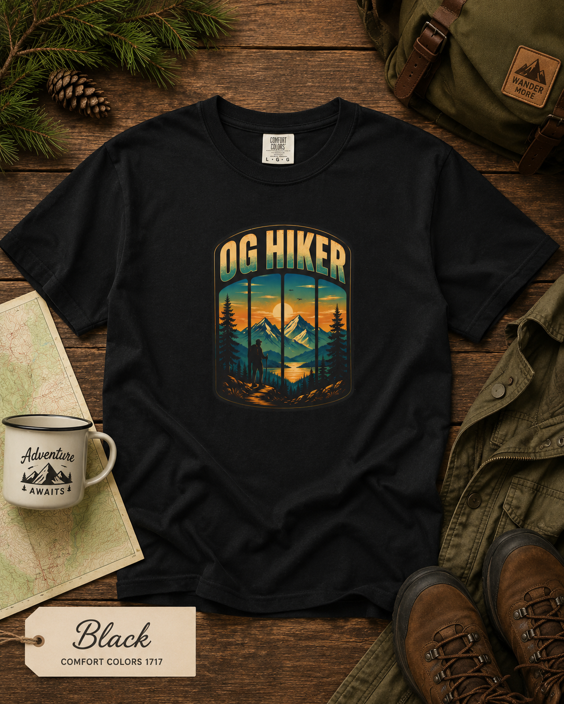 OG Hiker T-Shirt — Vintage Outdoor Trail Tee