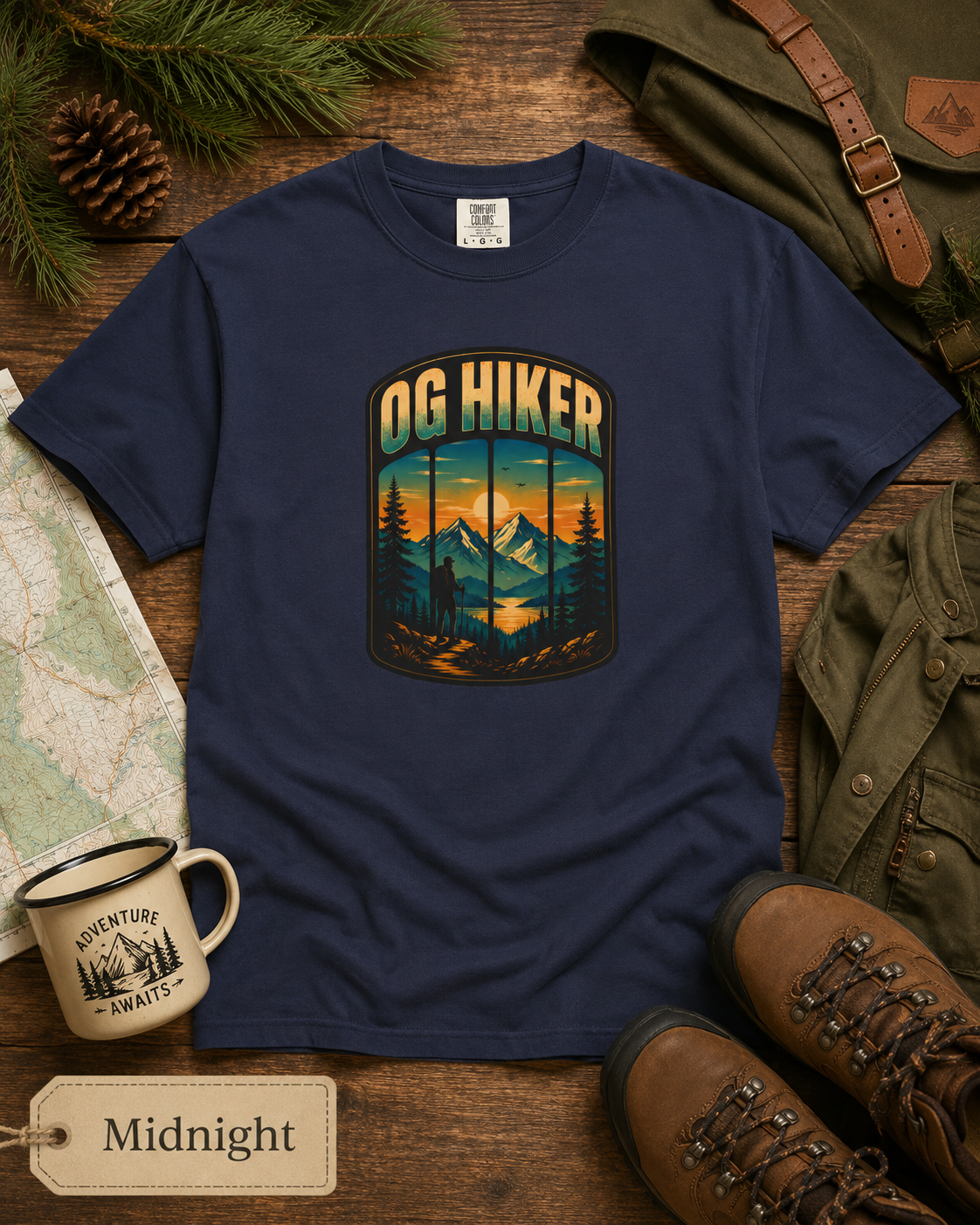 OG Hiker T-Shirt — Vintage Outdoor Trail Tee