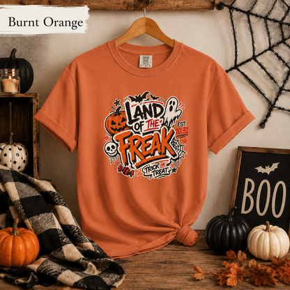 Land of the Freak Halloween T-Shirt