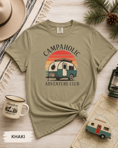 Campaholic Retro Camper T-Shirt