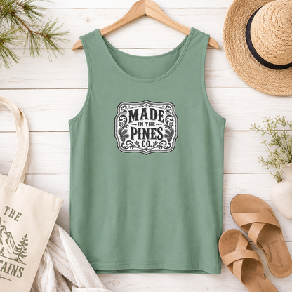 Made in the Pines Vintage Badge Tank Top