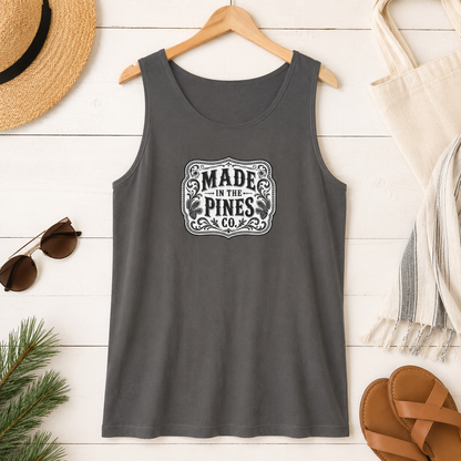 Made in the Pines Vintage Badge Tank Top