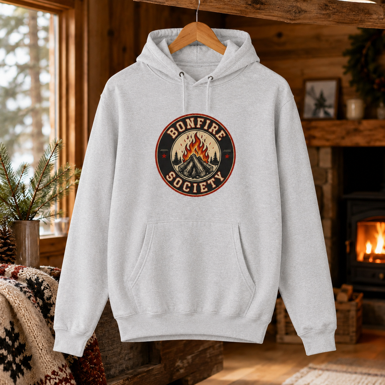 Fleece Hoodie - Bonfire Society Hoodie