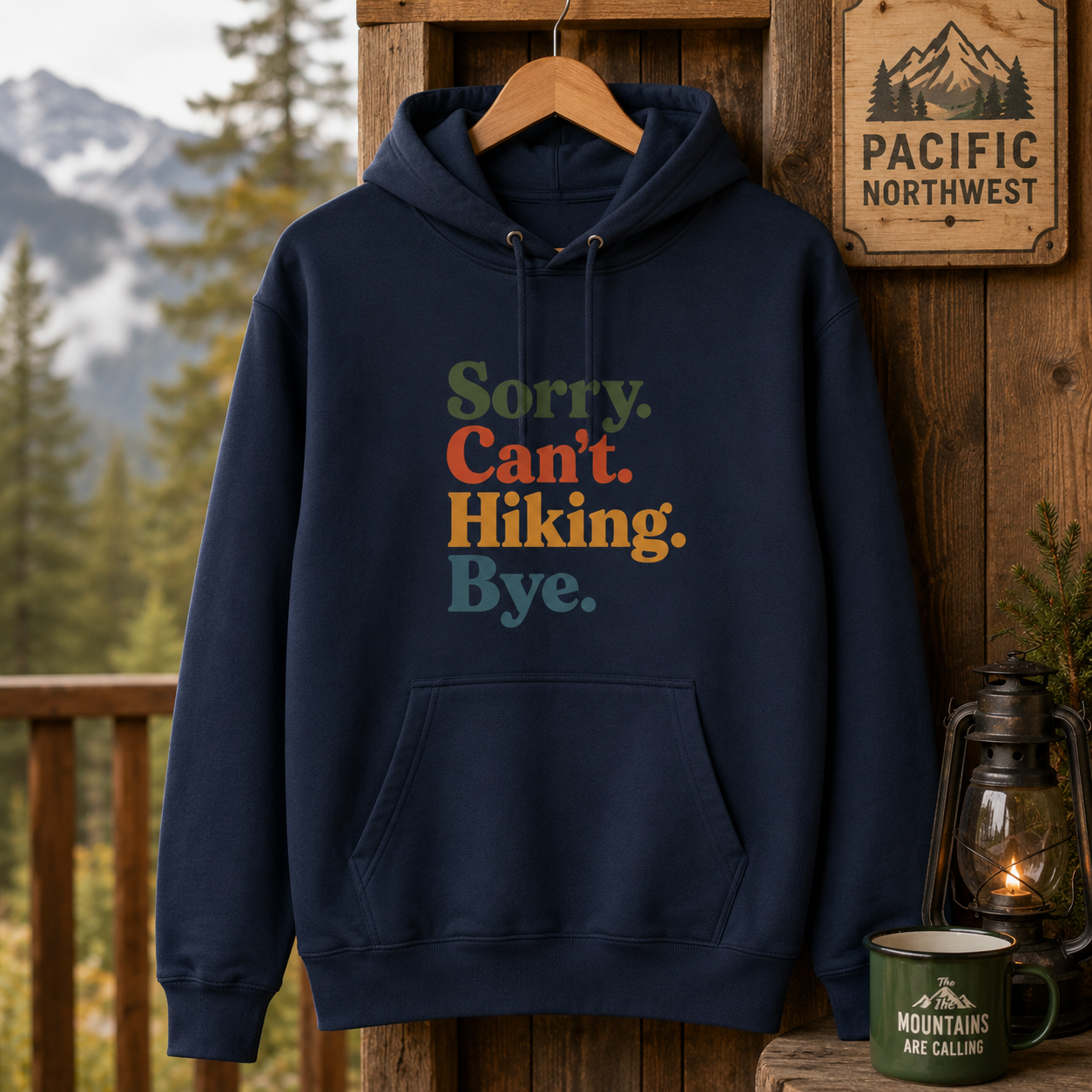 Hiking Bye Fleece Hoodie