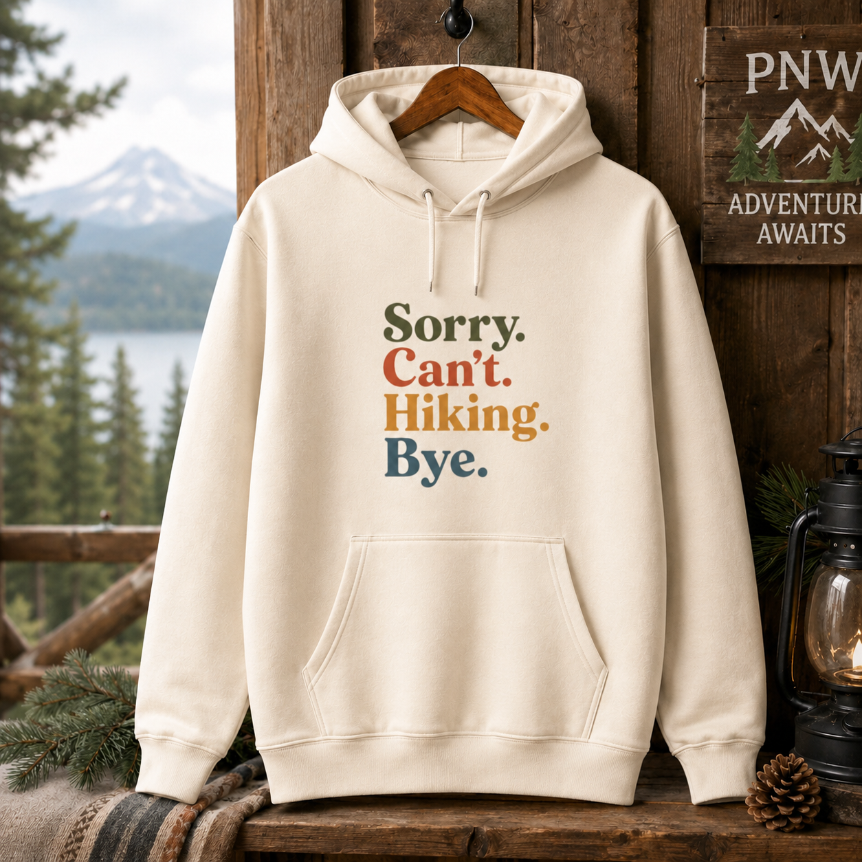 Hiking Bye Fleece Hoodie
