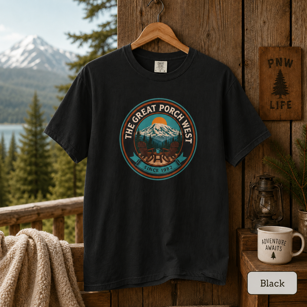 Vintage Mountain Scenic T-Shirt