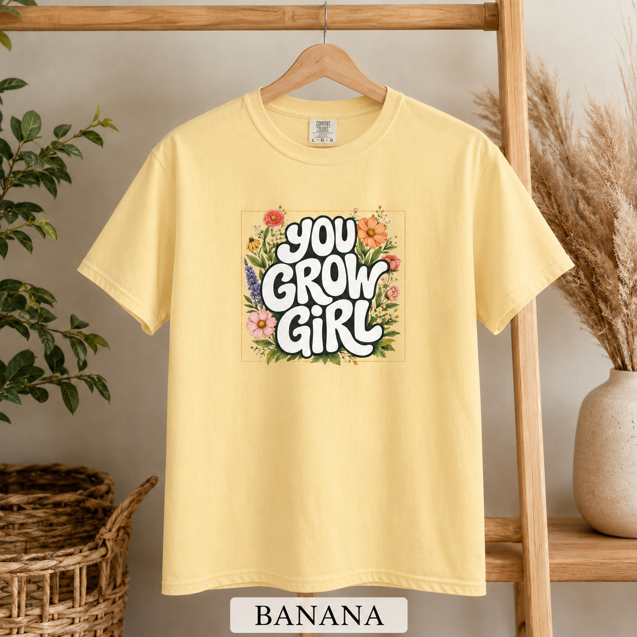 You Grow Girl Retro Design T-shirt