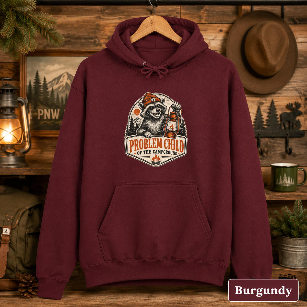 Problem Child of the Campground Hoodie