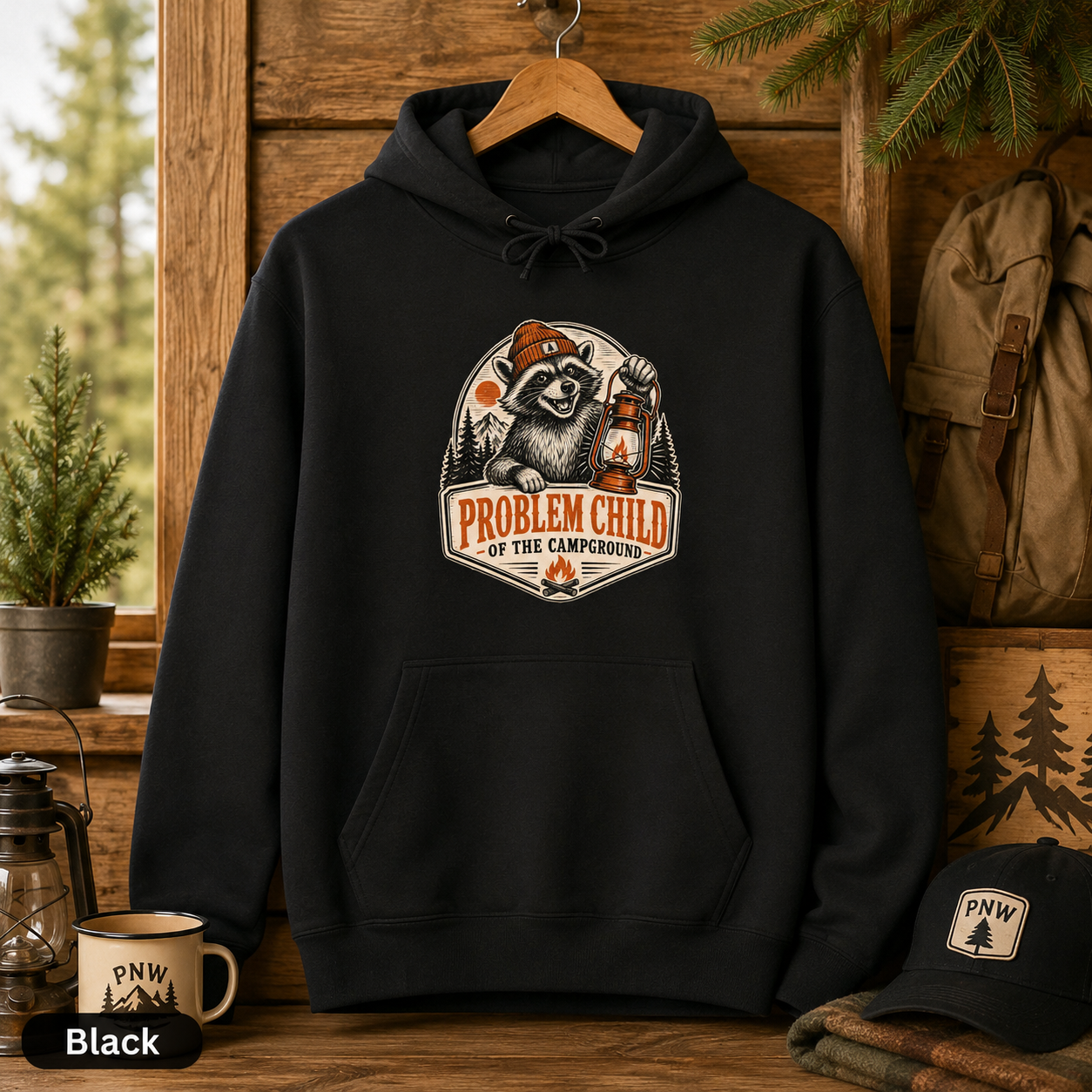 Problem Child of the Campground Hoodie