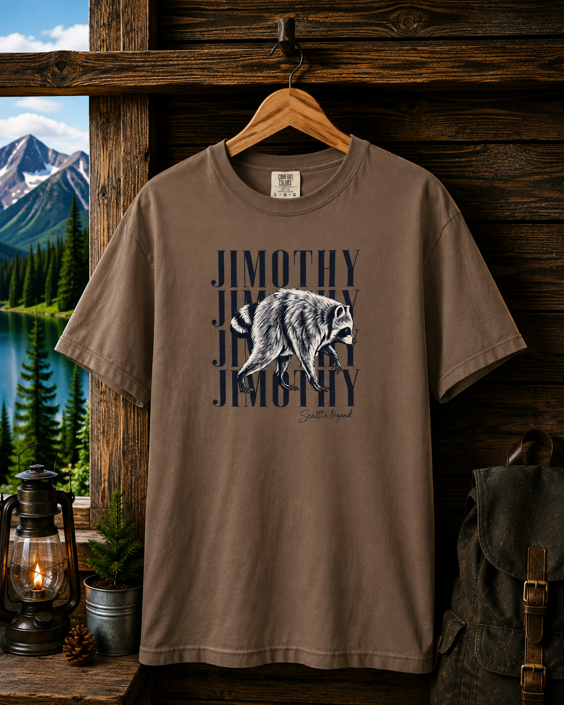 Jimothy the Raccoon Vintage Graphic T-Shirt