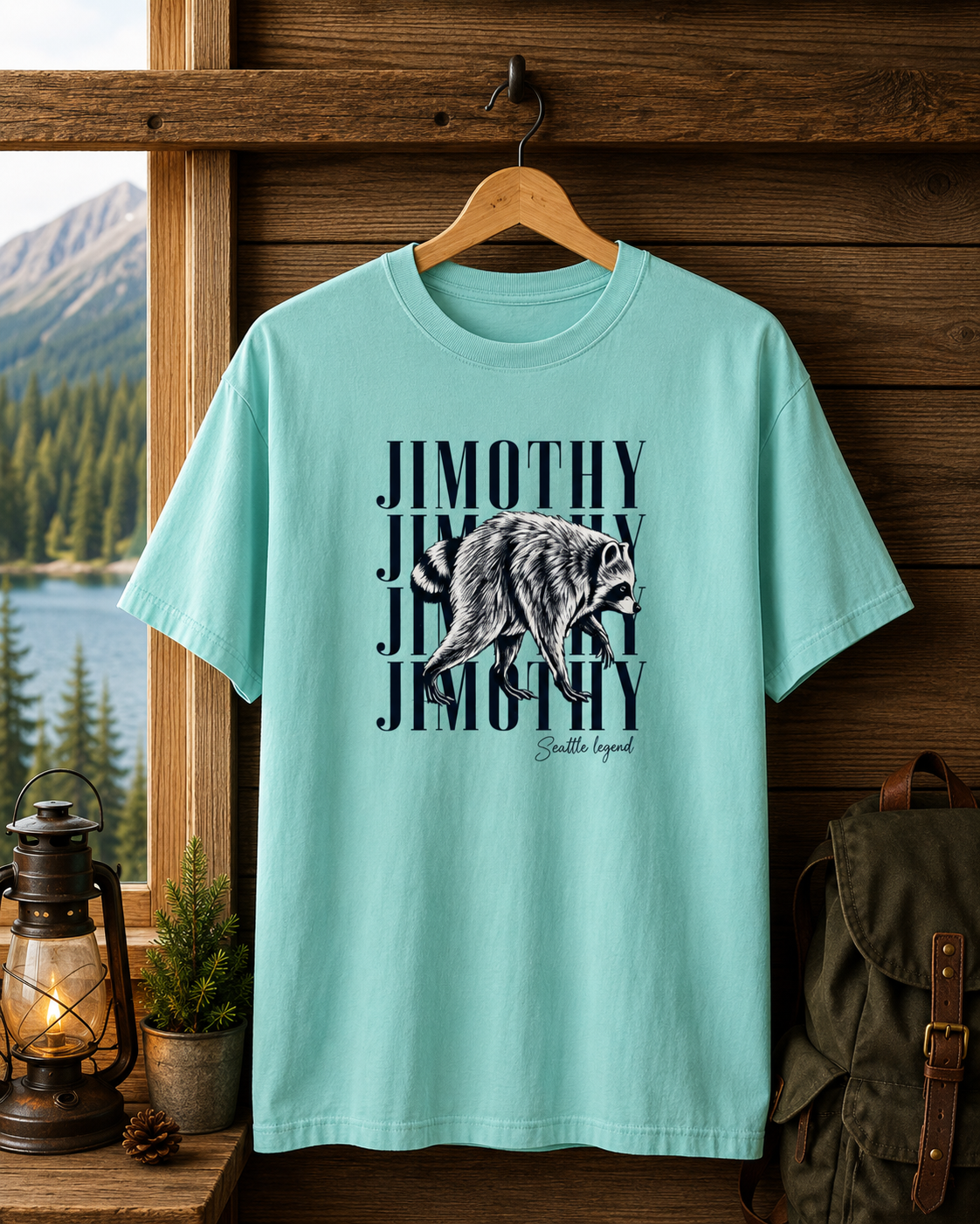 Jimothy the Raccoon Vintage Graphic T-Shirt