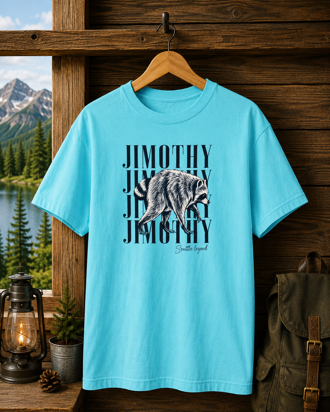 Jimothy the Raccoon Vintage Graphic T-Shirt