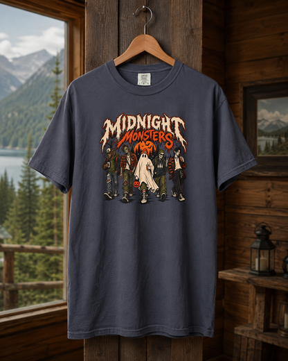 Midnight Monsters T-Shirt — Horror Crew Graphic Tee
