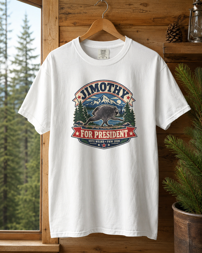 Jimothy For President T-Shirt — Retro Jimothy Campaign Tee