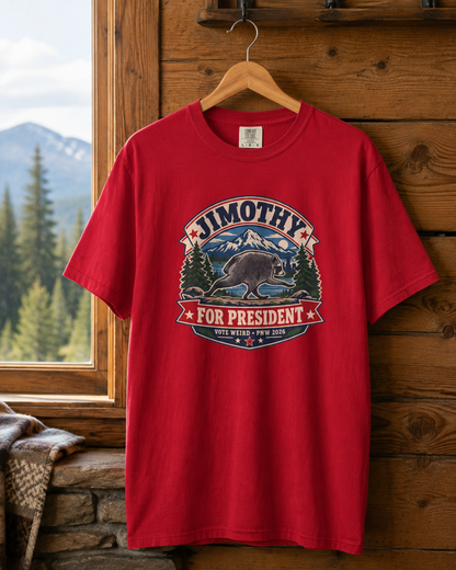 Jimothy For President T-Shirt — Retro Jimothy Campaign Tee