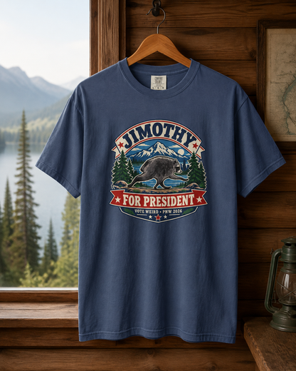 Jimothy For President T-Shirt — Retro Jimothy Campaign Tee