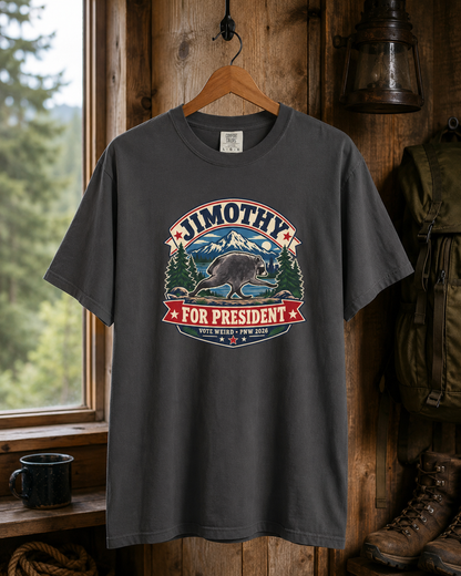 Jimothy For President T-Shirt — Retro Jimothy Campaign Tee