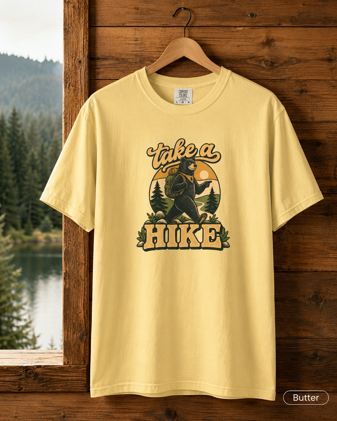 Take a Hike Hiker Graphic T-shirt | Outdoor Adventure Tee