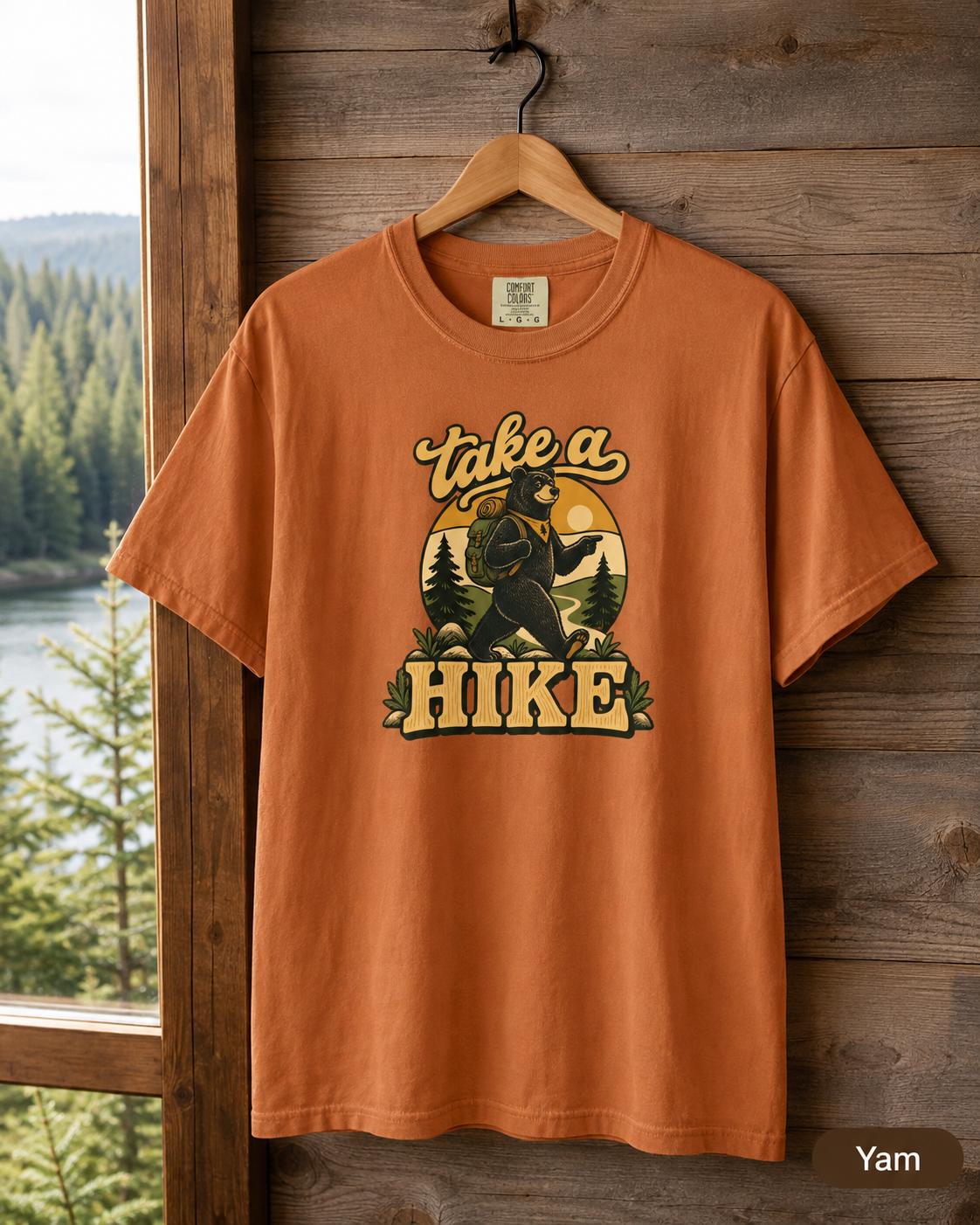 Take a Hike Hiker Graphic T-shirt | Outdoor Adventure Tee