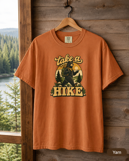 Take a Hike Hiker Graphic T-shirt | Outdoor Adventure Tee