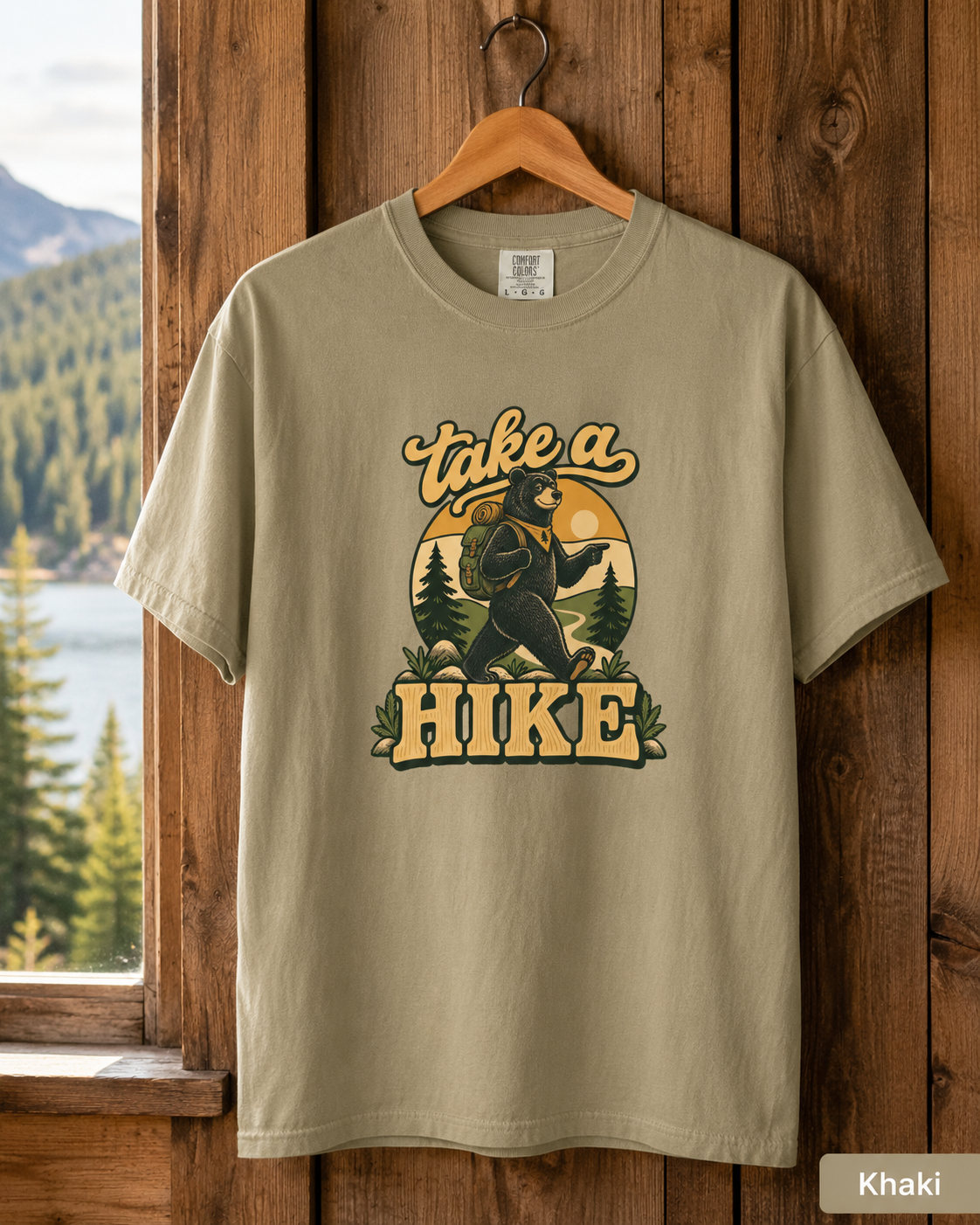 Take a Hike Hiker Graphic T-shirt | Outdoor Adventure Tee