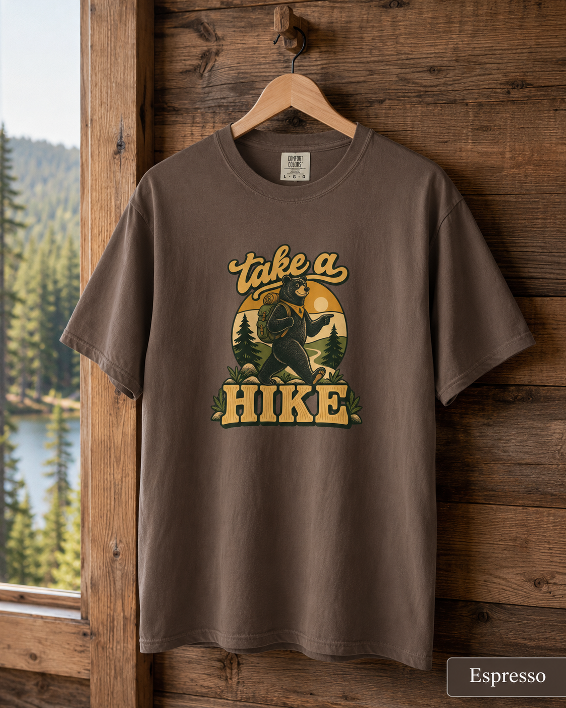 Take a Hike Hiker Graphic T-shirt | Outdoor Adventure Tee