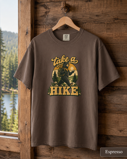 Take a Hike Hiker Graphic T-shirt | Outdoor Adventure Tee