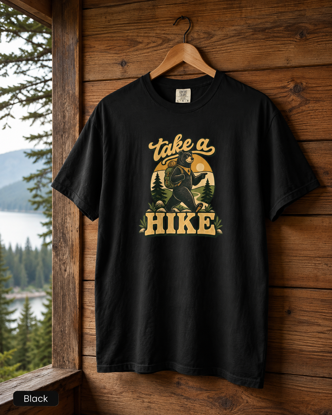 Take a Hike Hiker Graphic T-shirt | Outdoor Adventure Tee