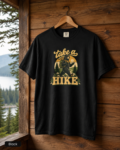 Take a Hike Hiker Graphic T-shirt | Outdoor Adventure Tee