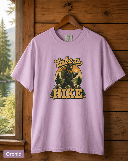 Take a Hike Hiker Graphic T-shirt | Outdoor Adventure Tee