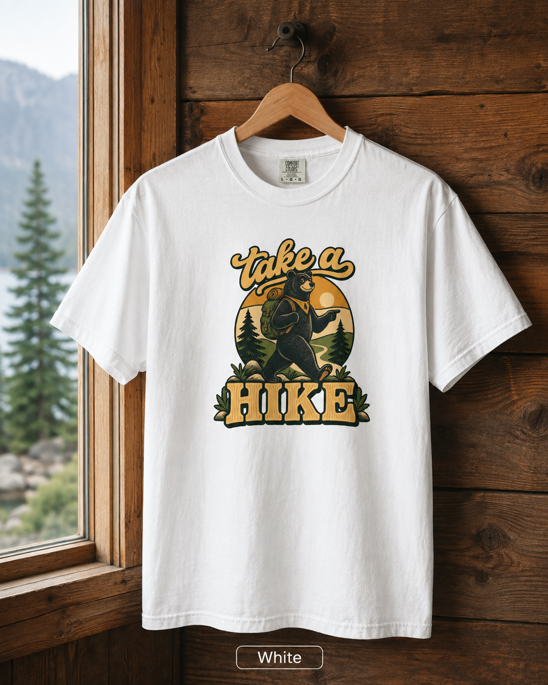 Take a Hike Hiker Graphic T-shirt | Outdoor Adventure Tee
