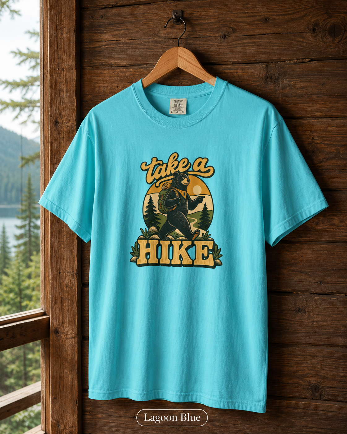 Take a Hike Hiker Graphic T-shirt | Outdoor Adventure Tee
