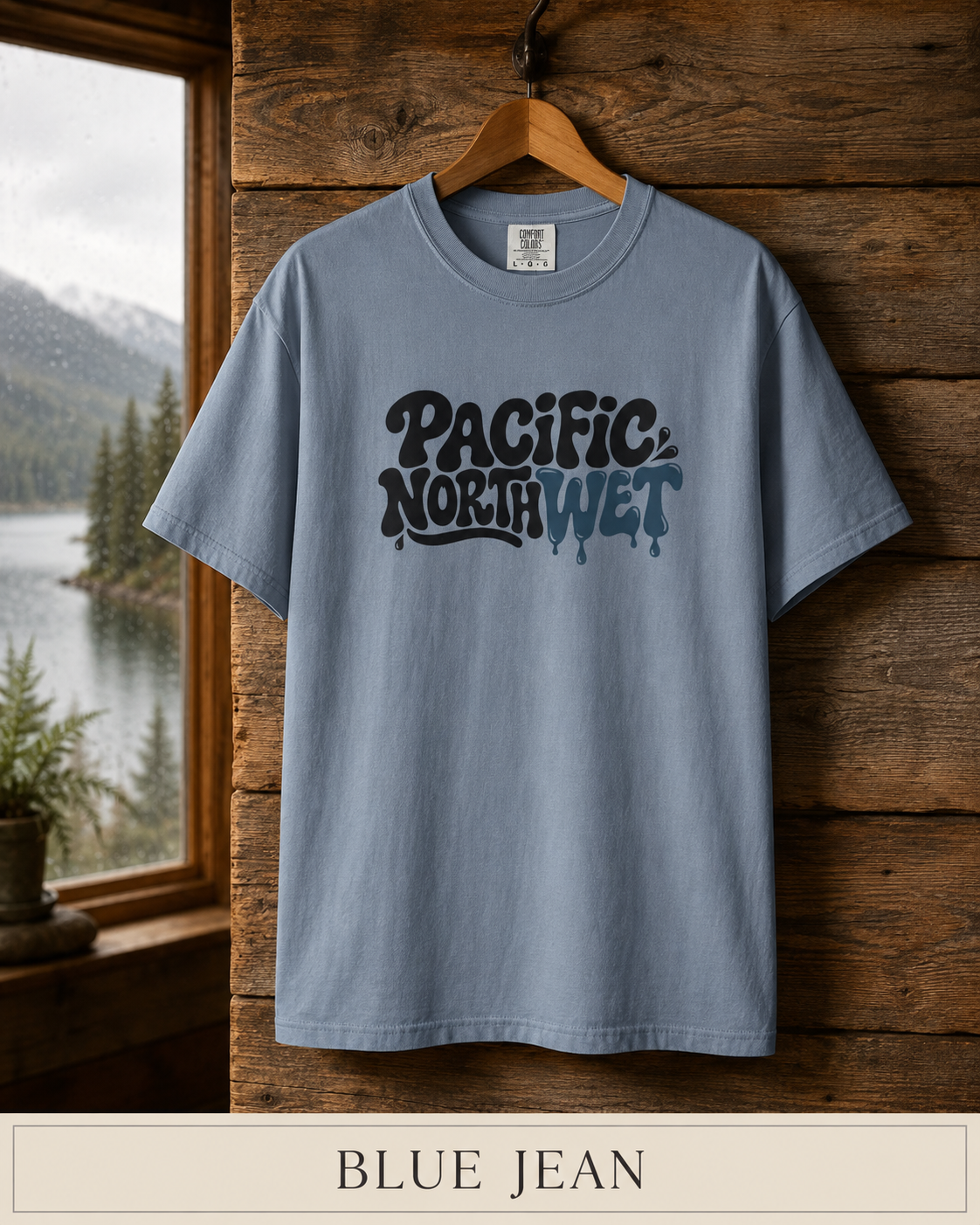 Pacific Northwest T-Shirt — Retro Drip Logo Tee