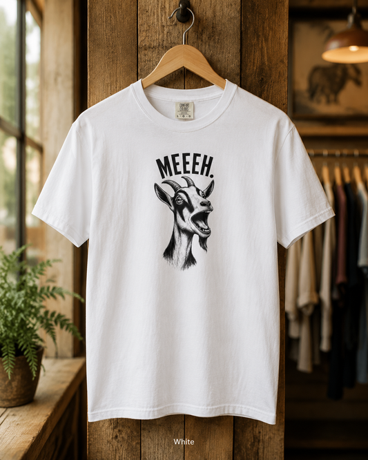 Goat 'Meeeh' Graphic T-Shirt
