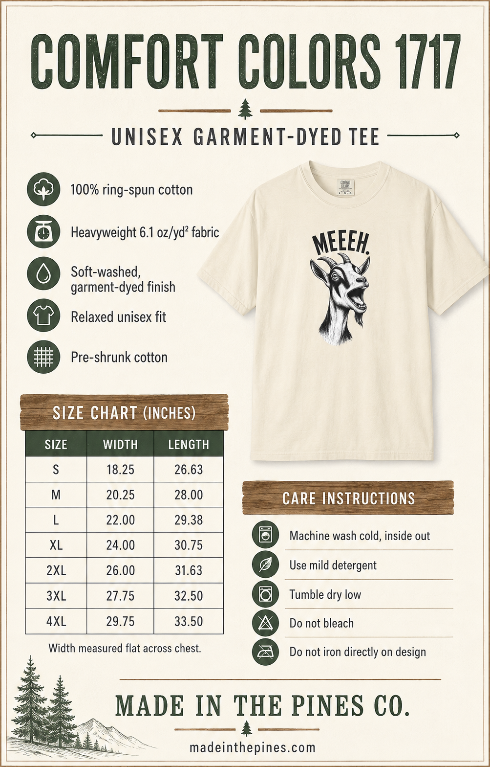 Goat 'Meeeh' Graphic T-Shirt