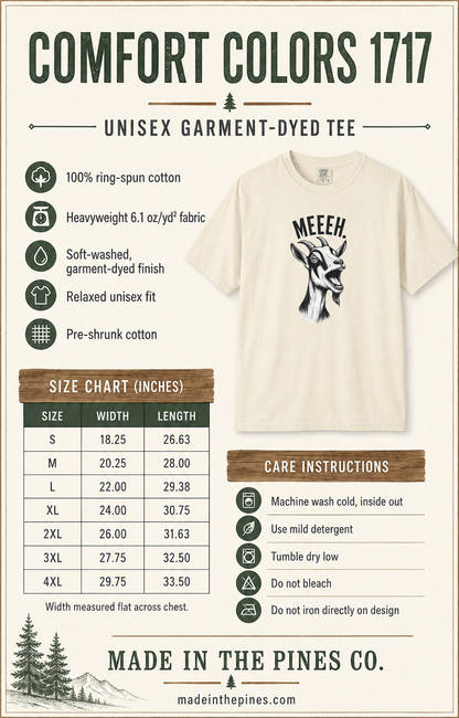 Goat 'Meeeh' Graphic T-Shirt
