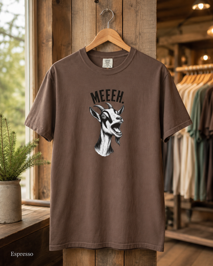 Goat 'Meeeh' Graphic T-Shirt