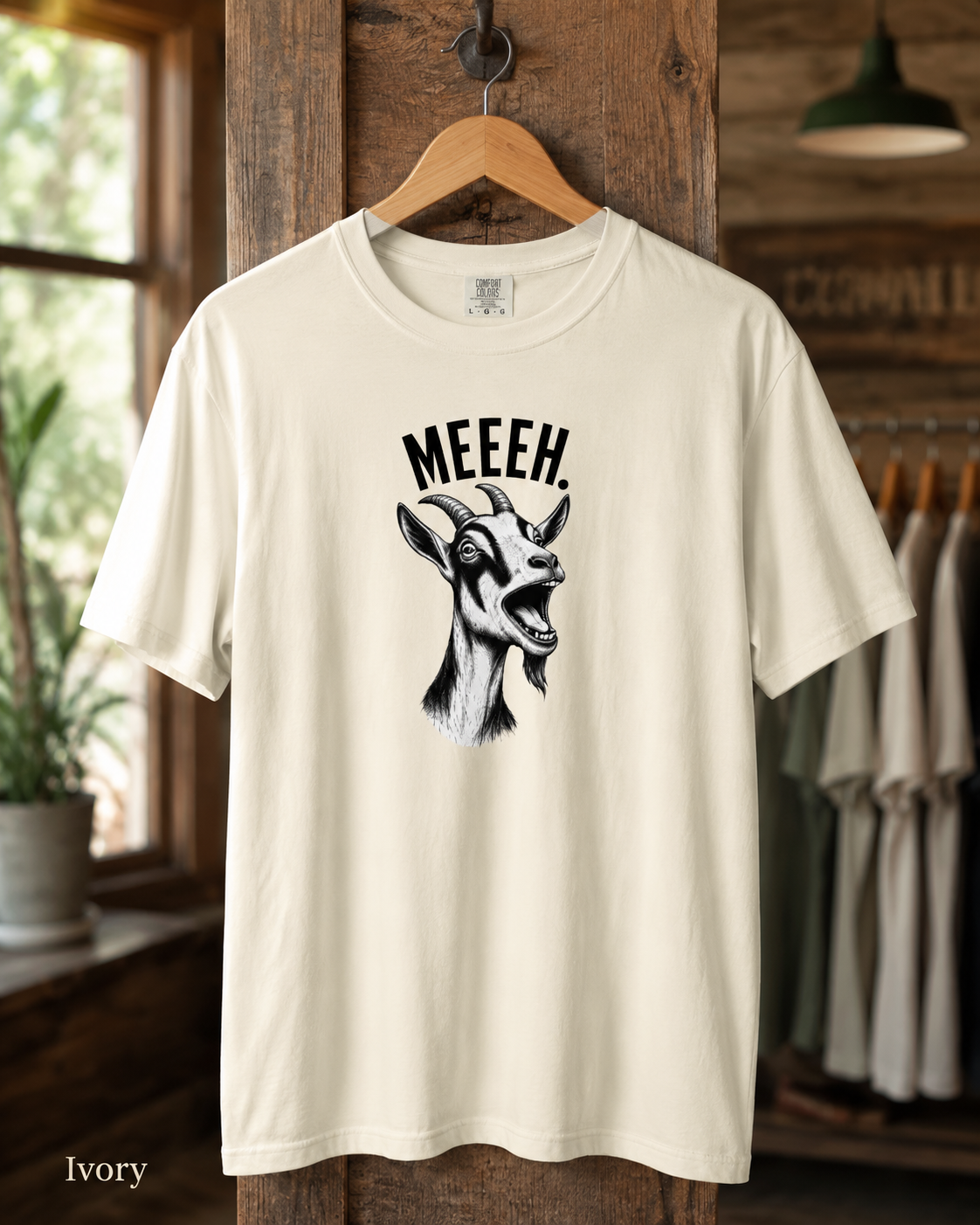 Goat 'Meeeh' Graphic T-Shirt