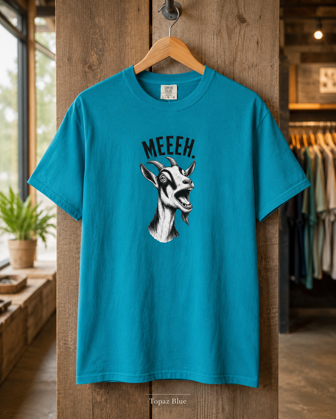 Goat 'Meeeh' Graphic T-Shirt